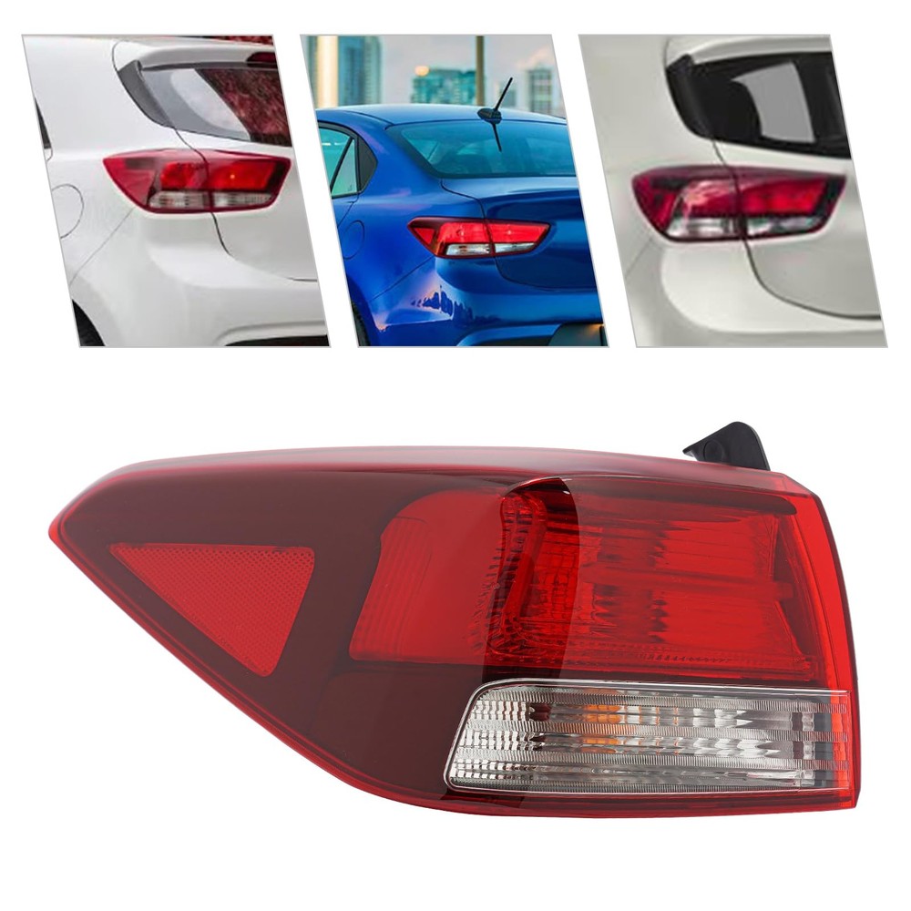 2018-2023 Rio Halogen Outer Tail Light Left Right with Bulb