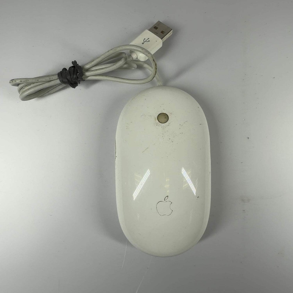 Apple Keyboard and Mighty Mouse A1048 A1152 White