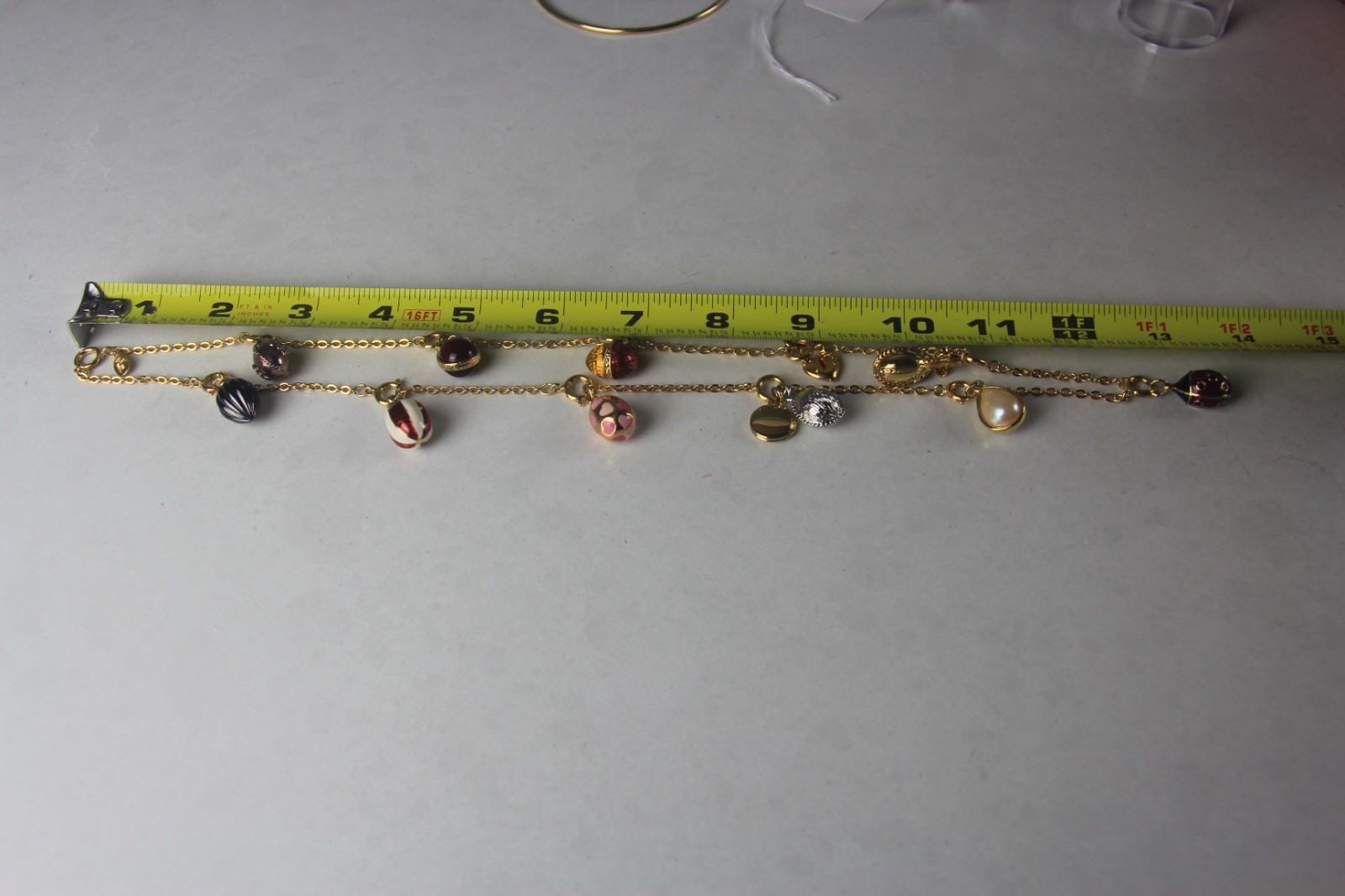 Joan Rivers Faberge Egg Charm Necklace