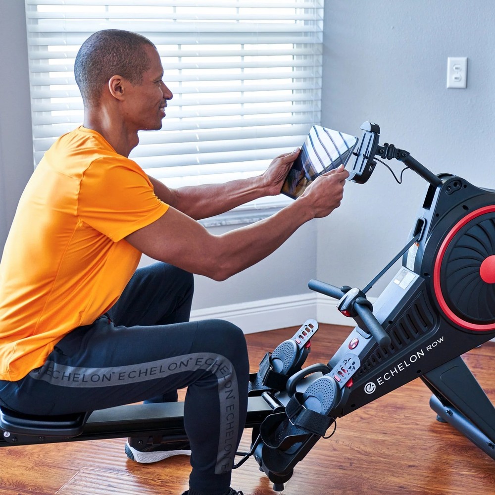 Echelon Row-S Indoor Rowing Machine with Rotating HD Touchscreen
