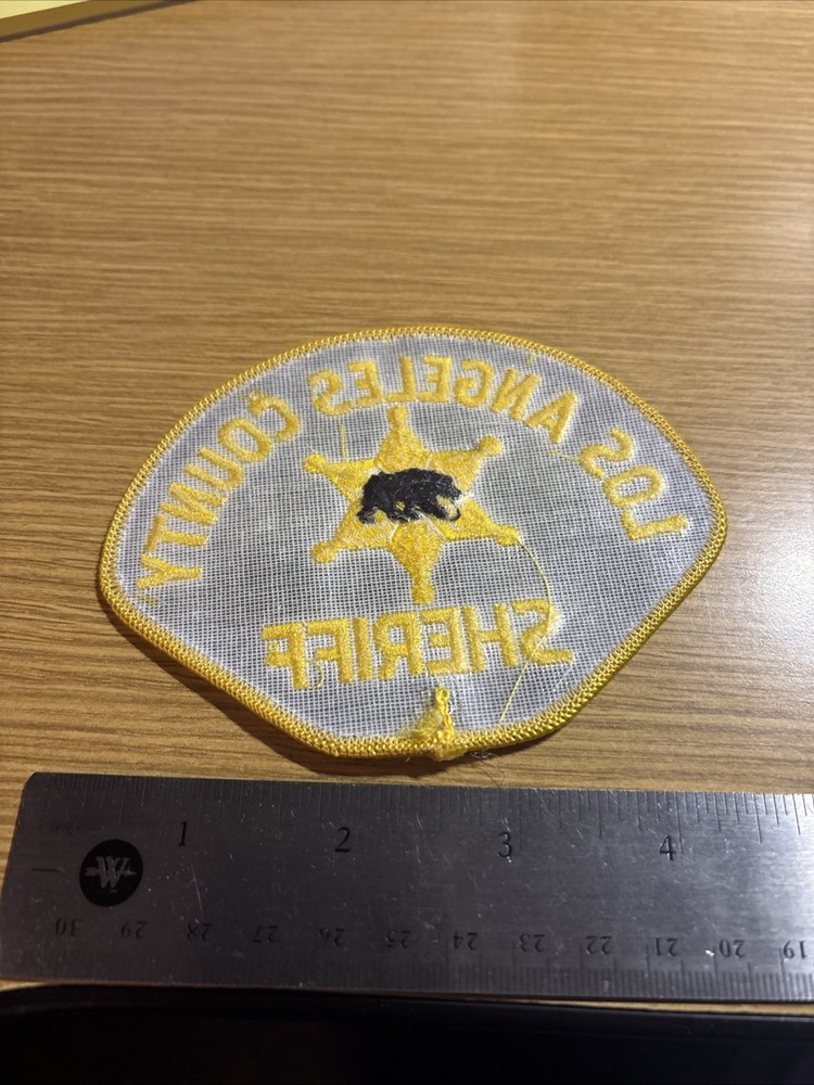 LOS ANGELES COUNTY SHERIFF - SHOULDER PATCH - SEW-ON PATCH