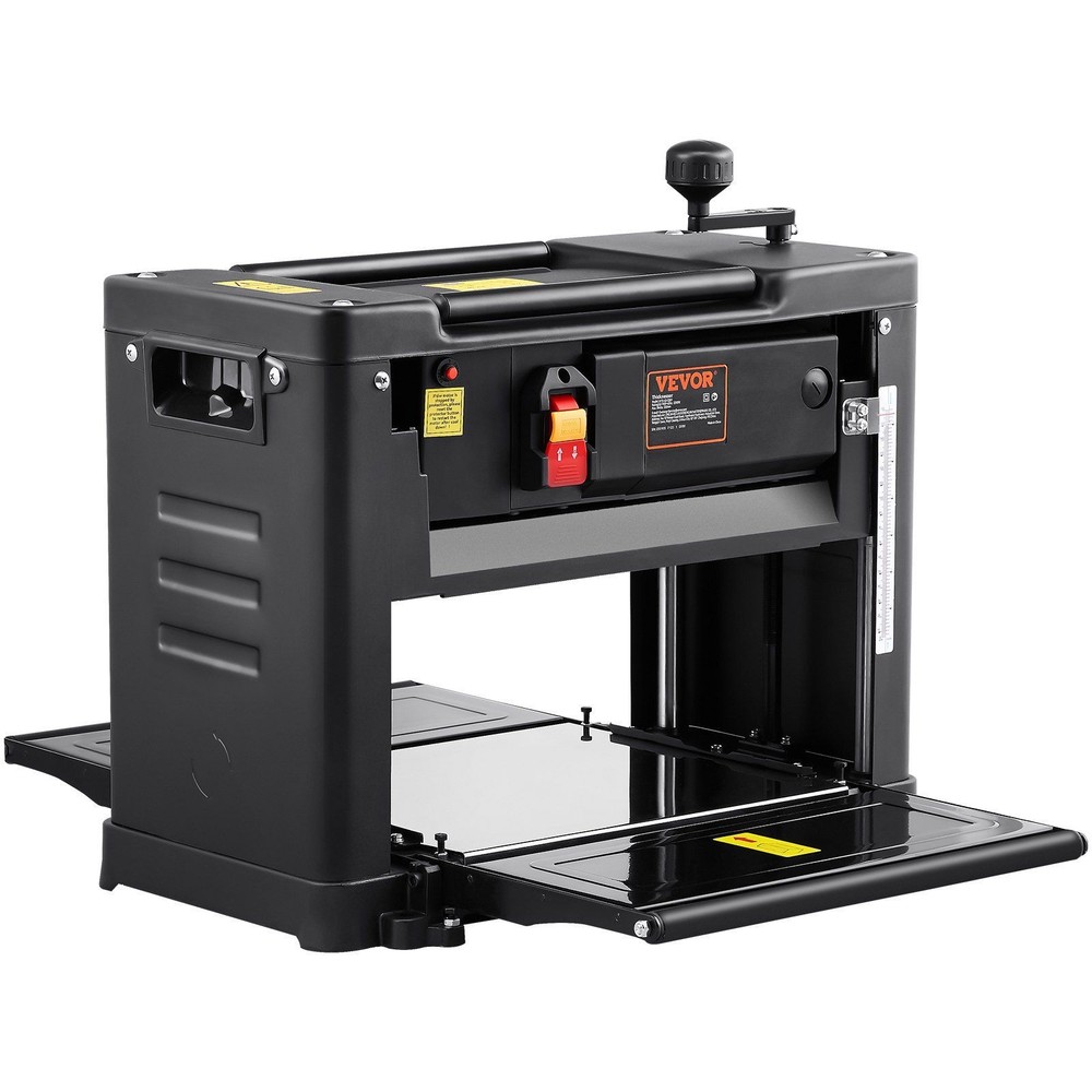Thickness Planer, Single Speed, 13" Width Worktable Benchtop Planer, Two-B