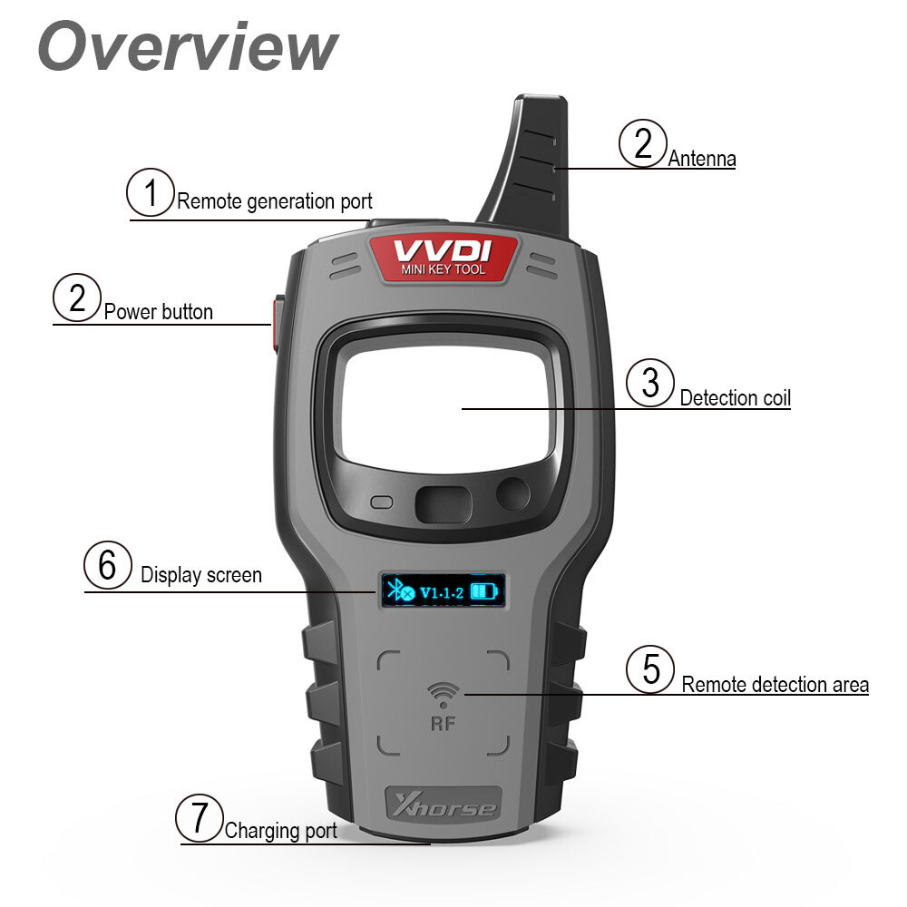 Xhorse VVDI MIni Key Tool Cloner Remote Generator Global Version for IOS&Android