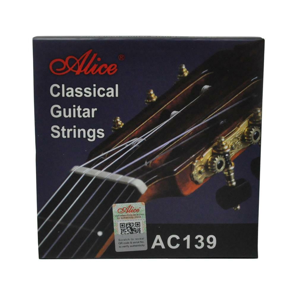 5Sets Alice Classical Guitar Strings H Tension Titanium Nylon Silver Plated 139H