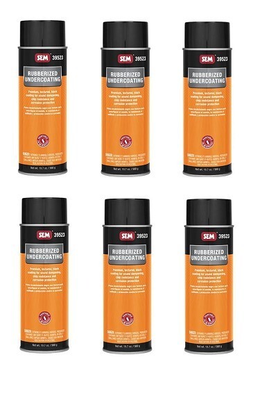 Rubberized Undercoating SEM-39523 (6 Pack)