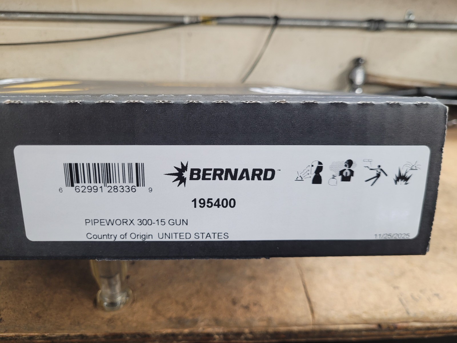 Bernard 195400 Pipeworx 300Amp-15Ft Mig Welding Gun
