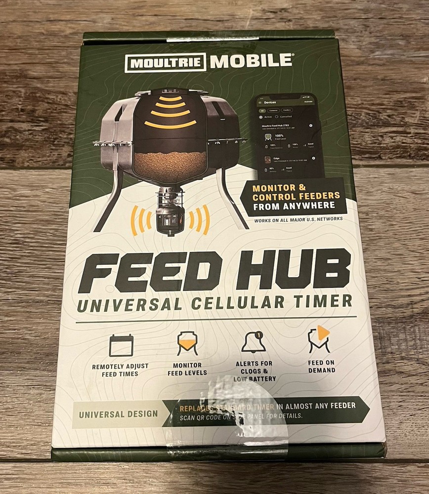Moultrie Mobile Feed Hub Universal Cellular Timer - New Sealed Box