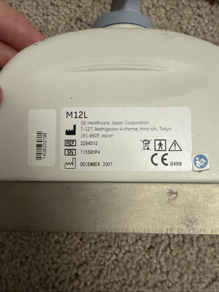 GE M12L Linear Array Ultrasound Transducer