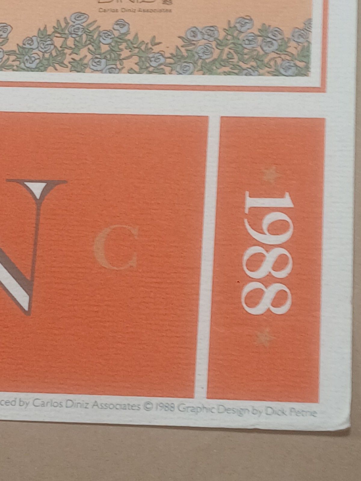 Union Station 1988 Print Carlos Diniz 1908 Print Washington D.C. 39 X 25 1/2