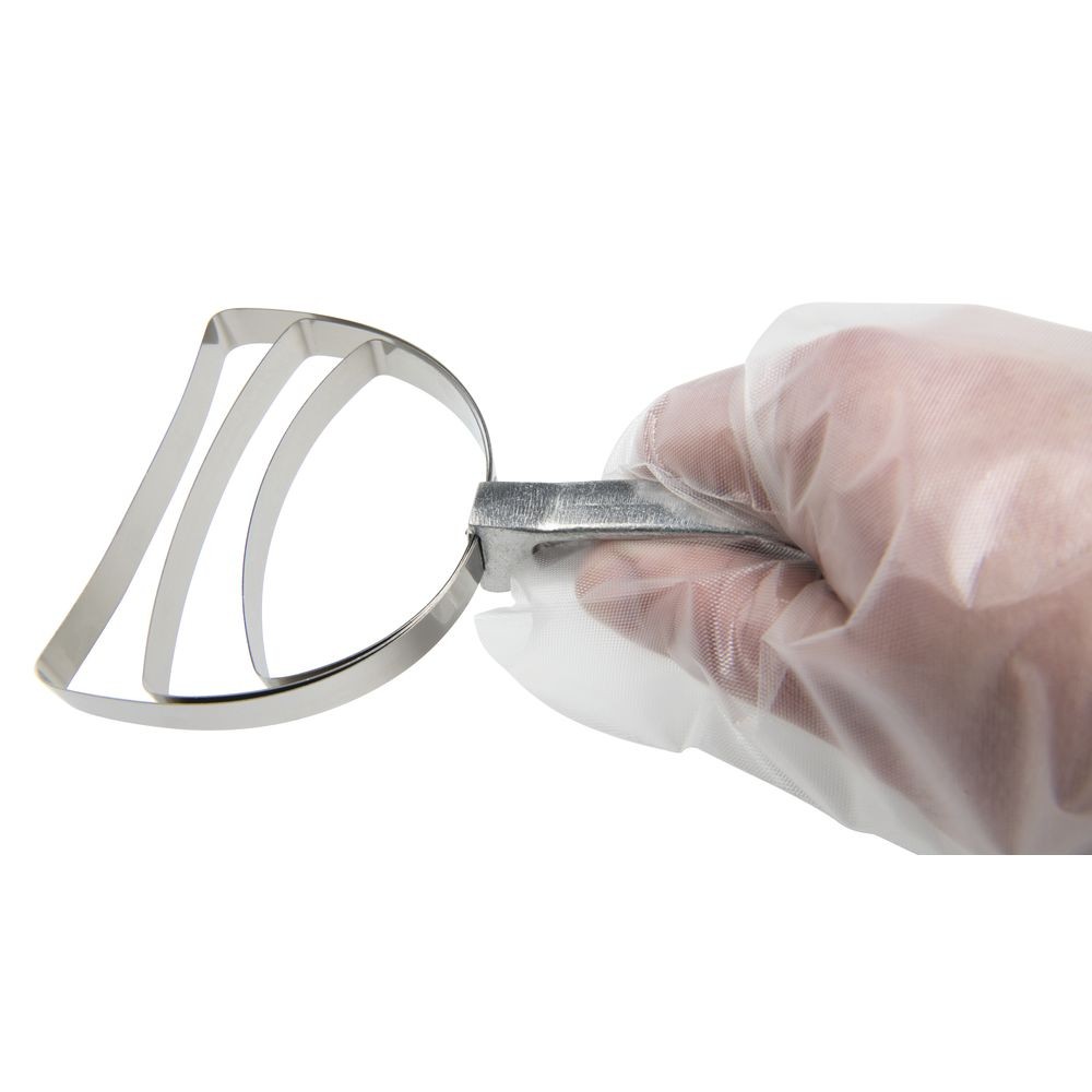 Alfa 077BSS Bone Dust Scraper, Square - 8"L x 4"W