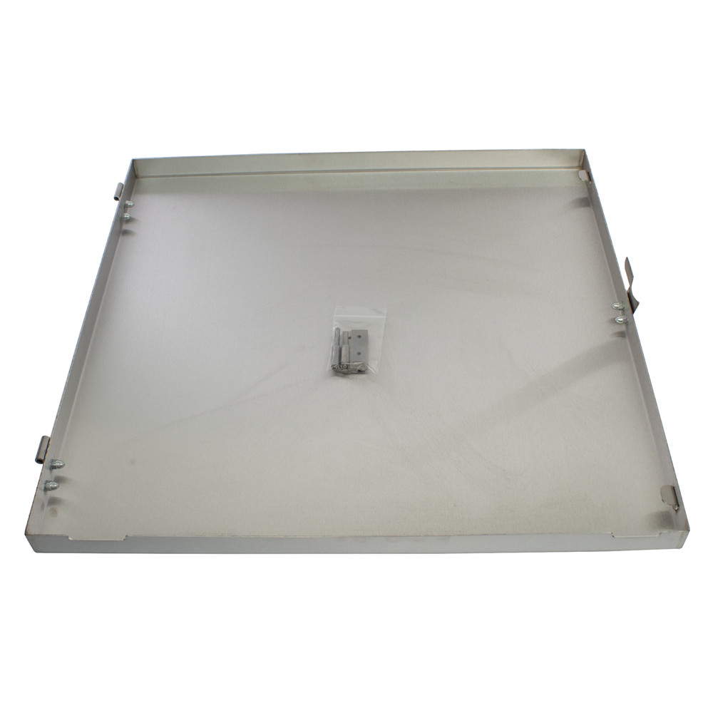 UPPER DOOR ASSEMBLY, STAINLESS STEEL, COMPLETE WITH HARDWARE