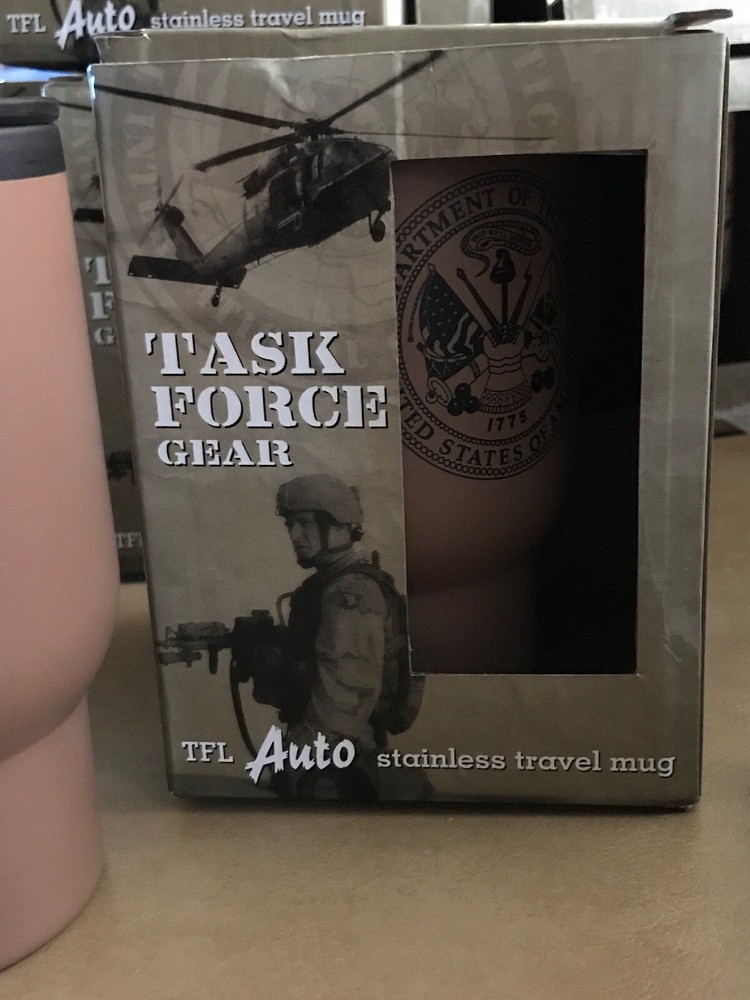 ARMY Operation Enduring Freedom 16 oz Stainless Coffee Mug Security Task Force
