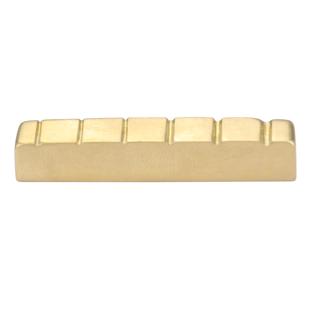 43mm Guitar Nut - Pre-Slotted Brass Nuts Compatible 6 String LP Electric Guitar