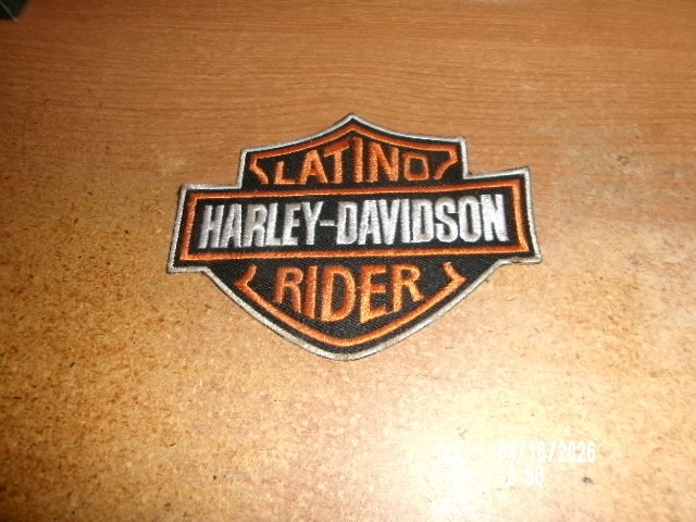 LATINO Harley Davidson Rider Patch