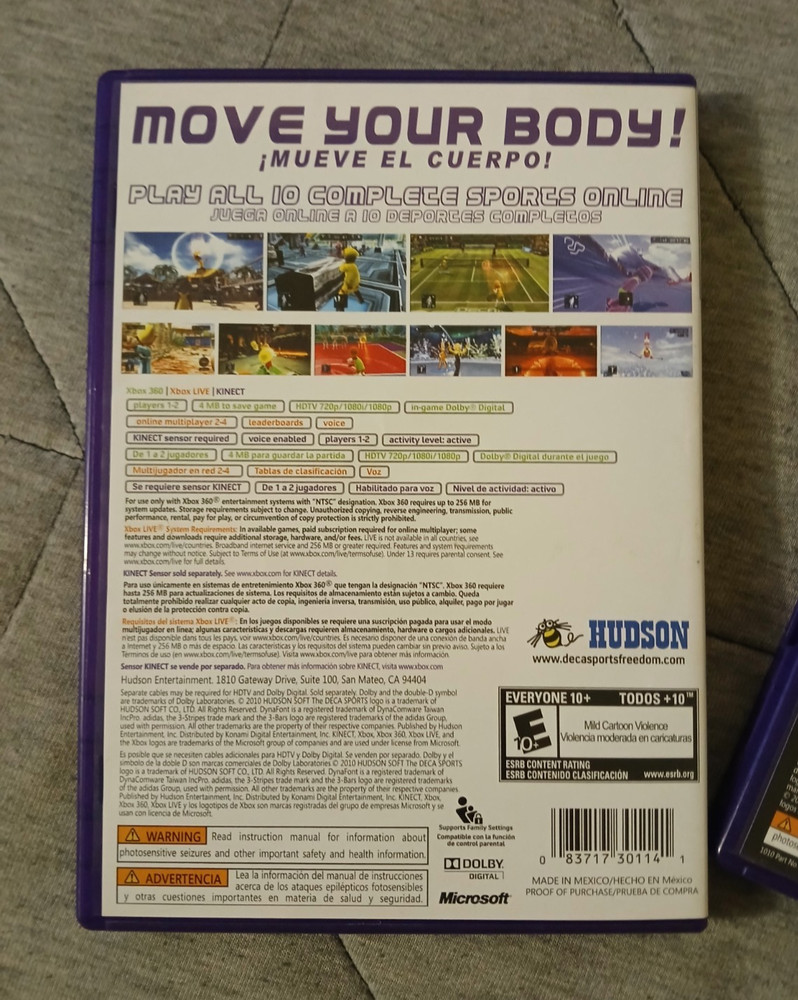 Microsoft XBOX 360 Kinect BUNDLE w/ Games & Controllers | TESTED & WORKING