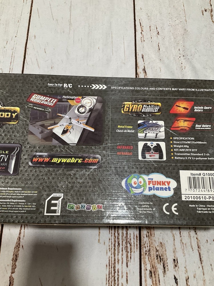 VINTAGE REMOTE CONTROL IRON EAGLE SMALL HELICOPTER