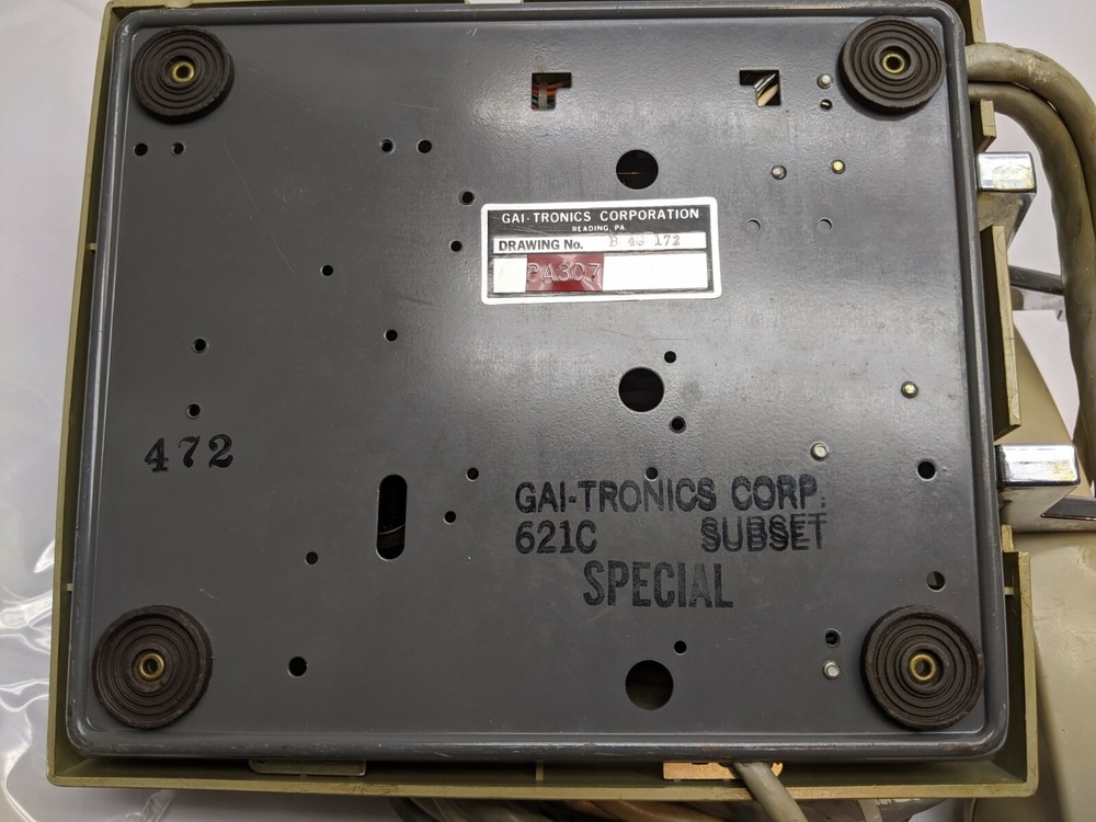 Gai-Tronics 621C Subset Desk-Top Station