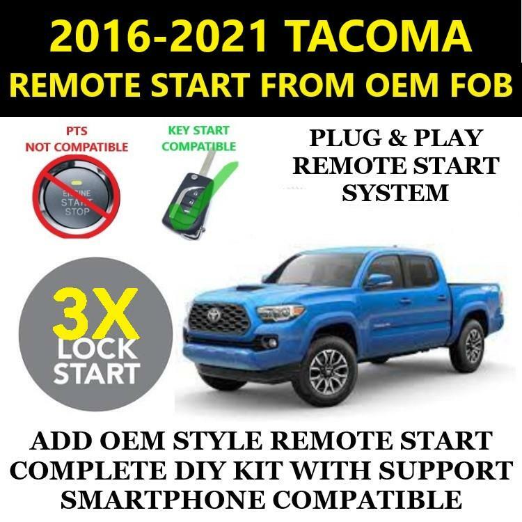Plug & Play Remote Start 2021 TOYOTA TACOMA Key Start