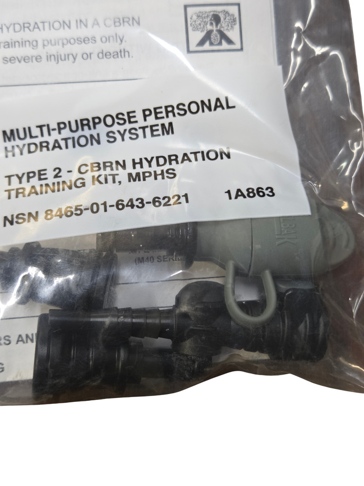 Camelbak Hydration System Type 2 CBRN HYDRATION TRAINING KIT New *mocinc.1982*