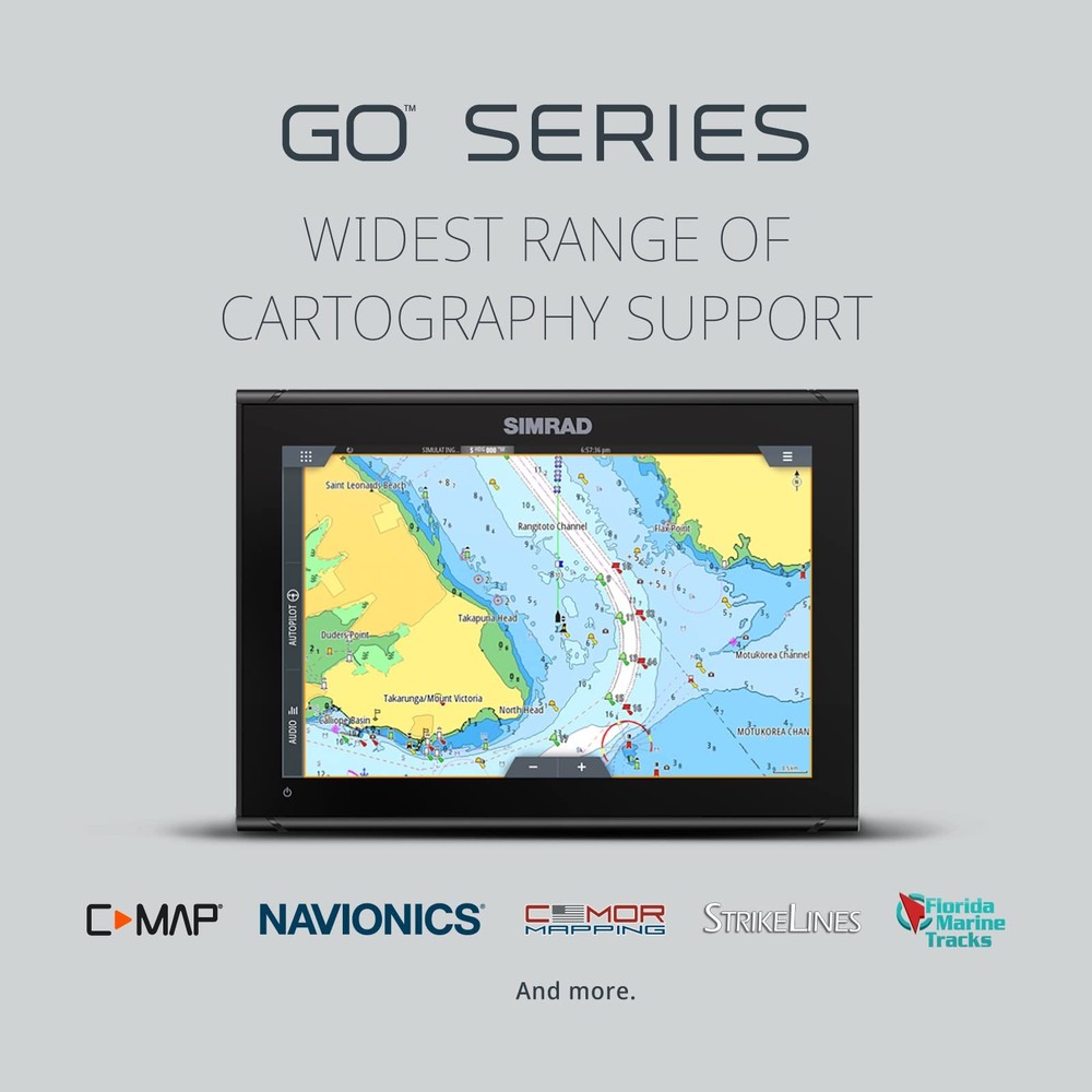 Simrad GO9 XSE Chartplotter and Fishfinder with 83/200 Transom Mount Transduc