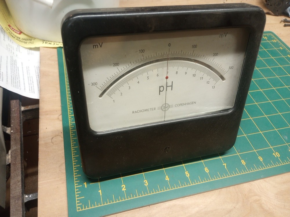 Very Nice Large !! Ph Meter Copenhagen