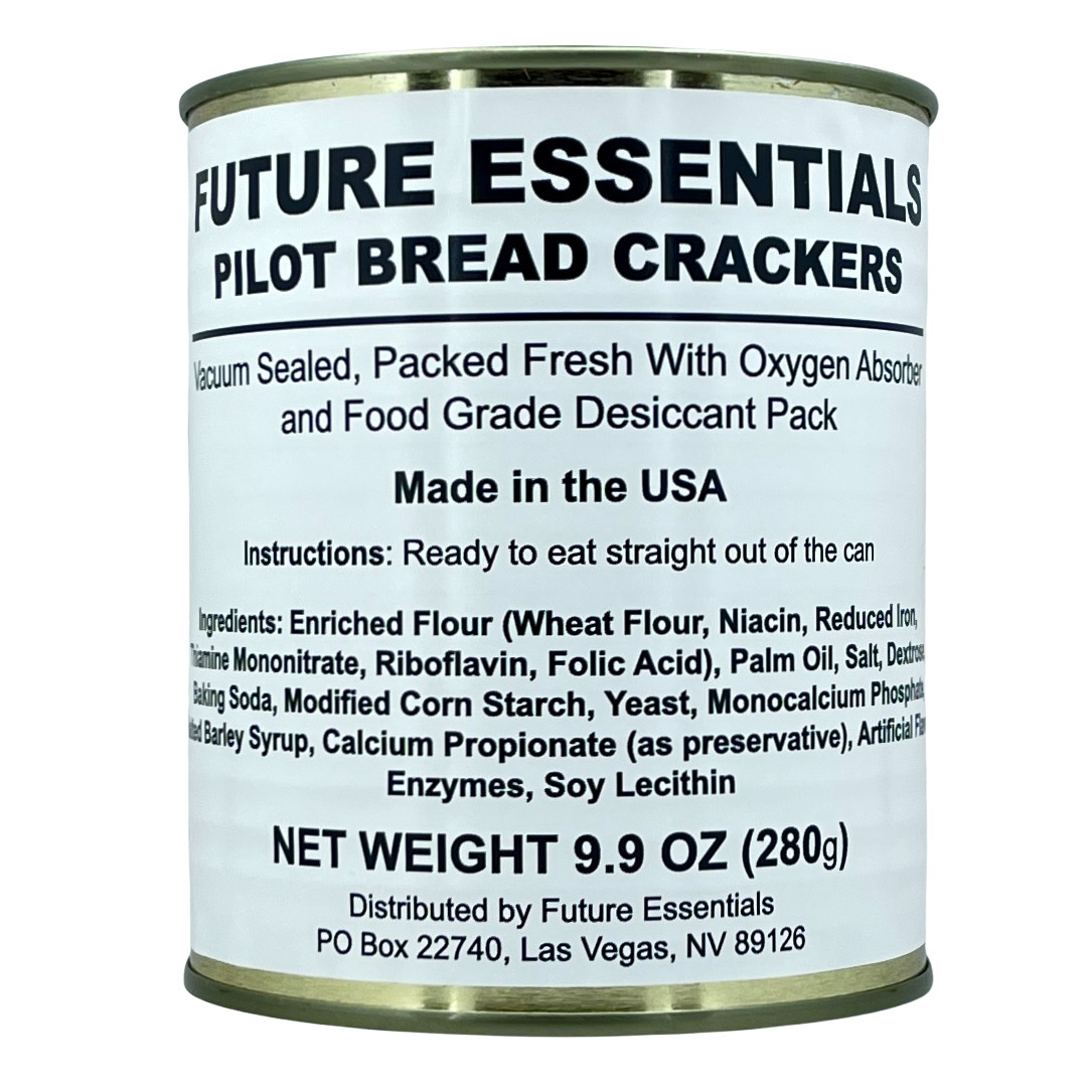 1 Can of Future Essentials Sailor Pilot Bread, Hardtack by Future Essentials