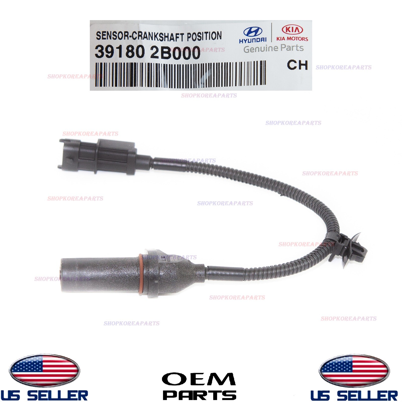 Genuine Engine Crankshaft Crank Position Sensor OEM HYUNDAI KIA See compatibilit