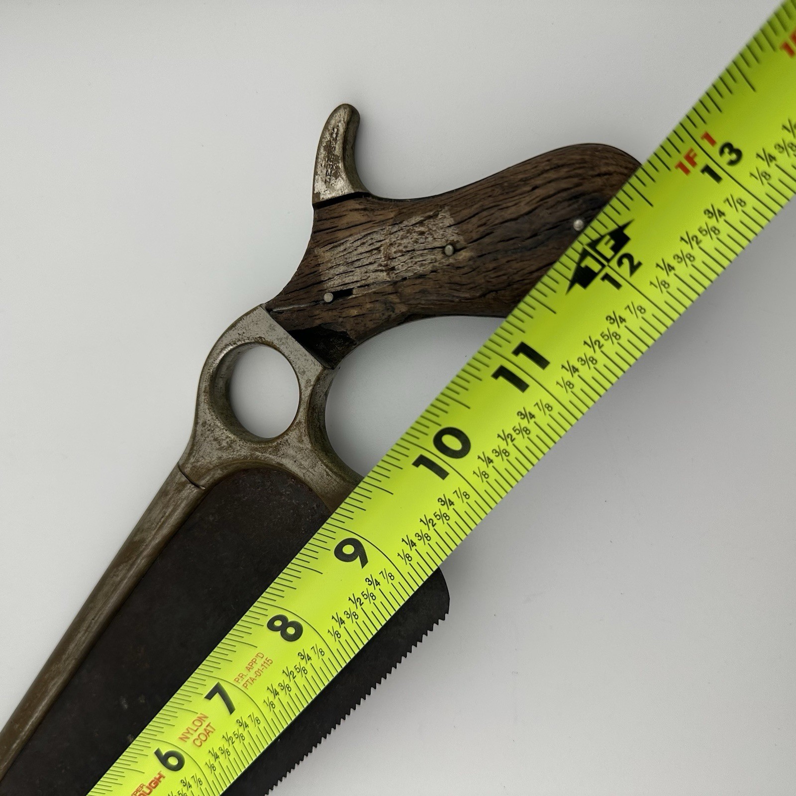 Antique 1800s US Civil War Era Leslie & Co Surgeon Amputation Bone Saw Doctor