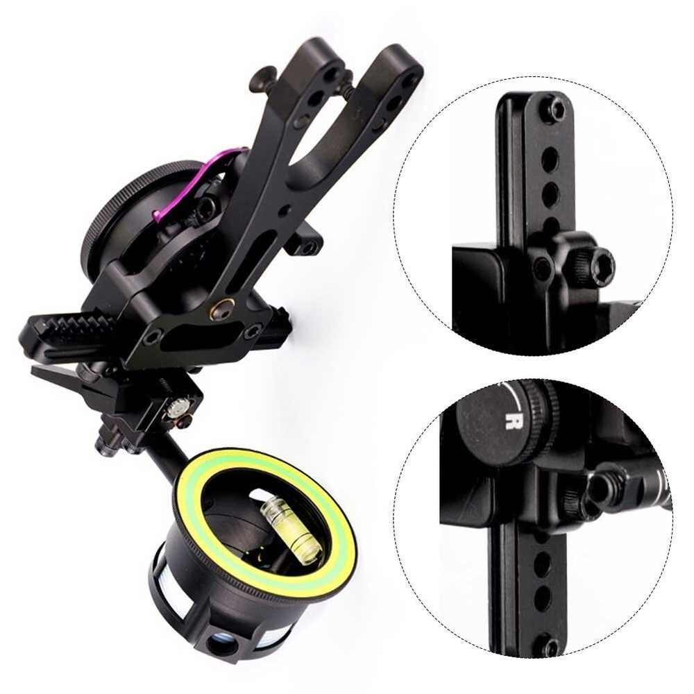 Multi-Directional Adjustable Bow Sight High Performance for Improved Accuracy