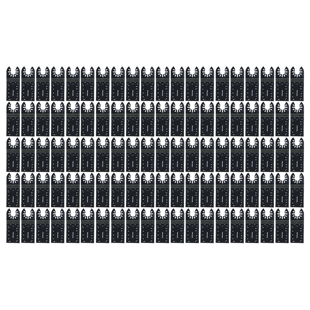 100 Pcs 30-90mm Quick Release Oscillating Tool Blades Professional Universal