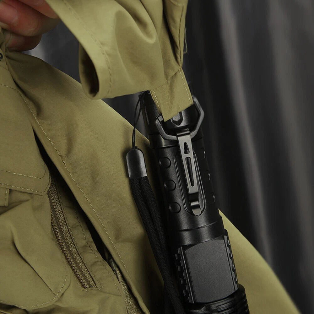 1000000 Lumens Super Bright LED Tactical Flashlight Rechargeable Zoomable 7 Mode