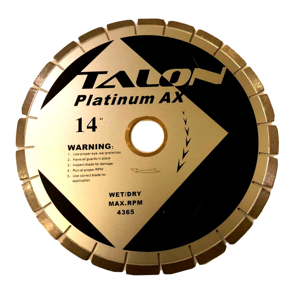 14 inch Diamond Saw Blade For Granite Engineered Stone  Silent Core 60 mm Arbor