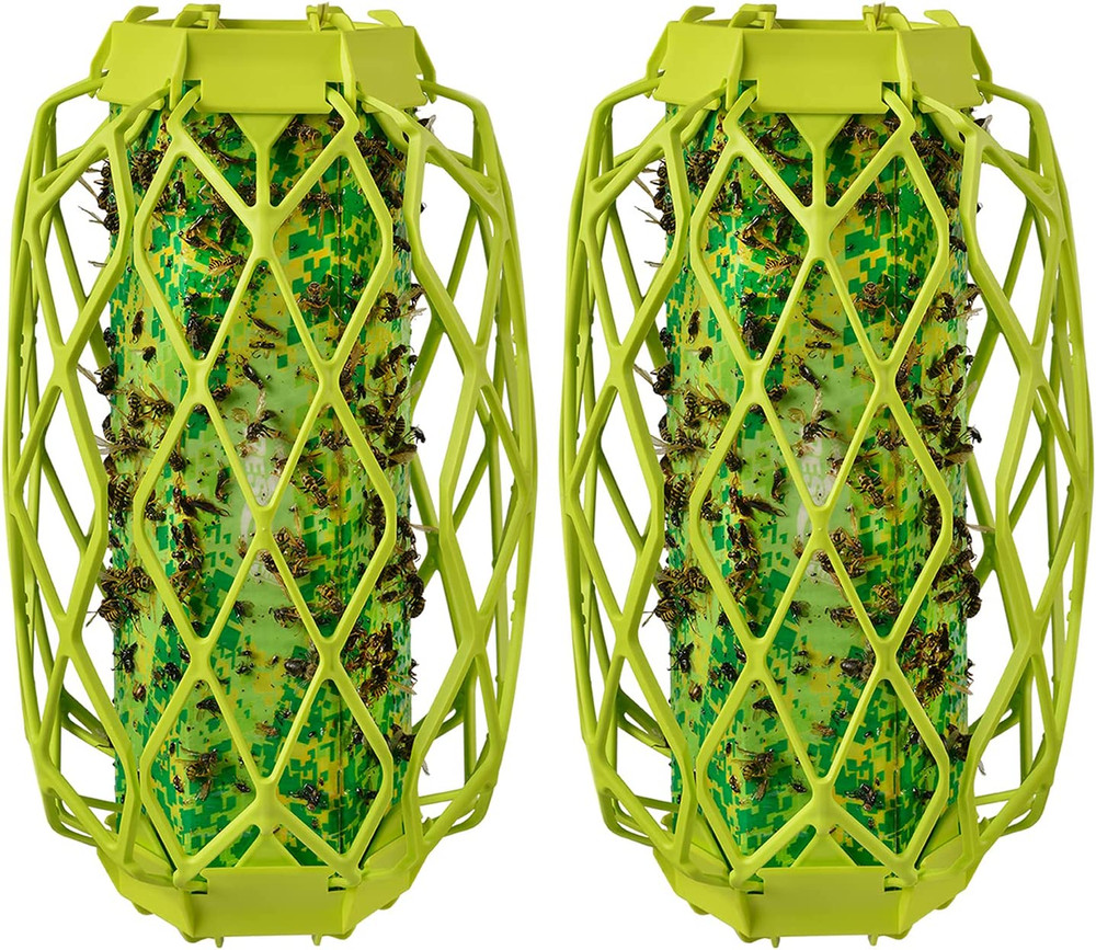 Visilure® Trapstik for Wasps, Mud Daubers, Carpenter Bees – 2 Pack