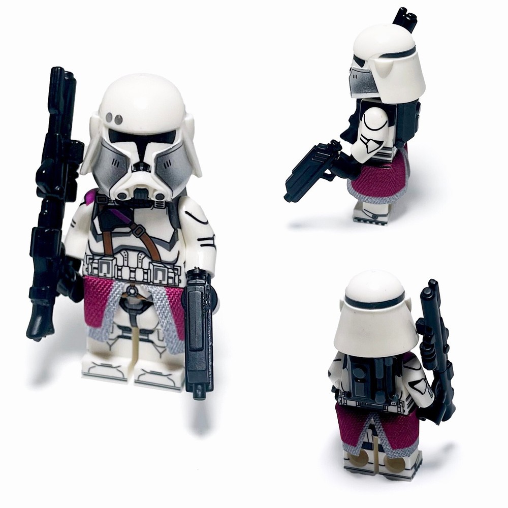 Clone Commanders Star Wars Custom Minifigure Rex Cody Gree Bly Bacara Clone Wars