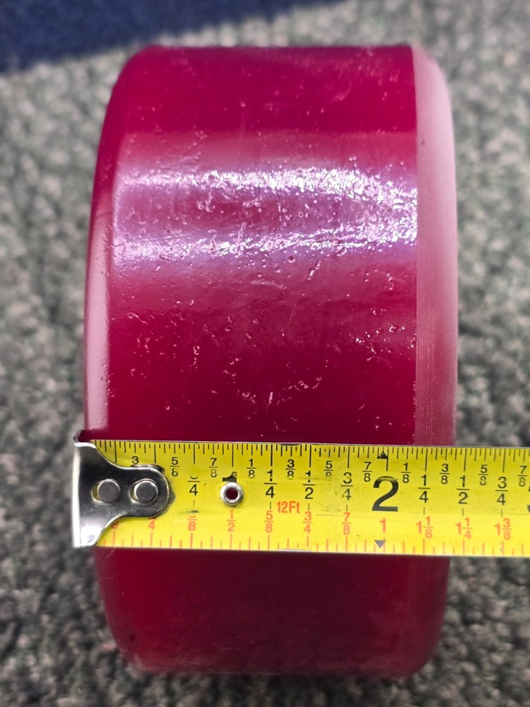 Heavy-Duty Red Polyurethane Load Wheel 5" Width x 2-1/2" Height For Forklifts