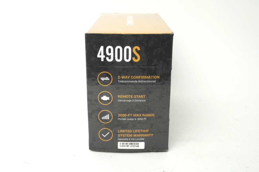 Compustar CS4900-S 4-Button 2-Way, 3000' Remote Start System CS4900S *BRAND NEW*
