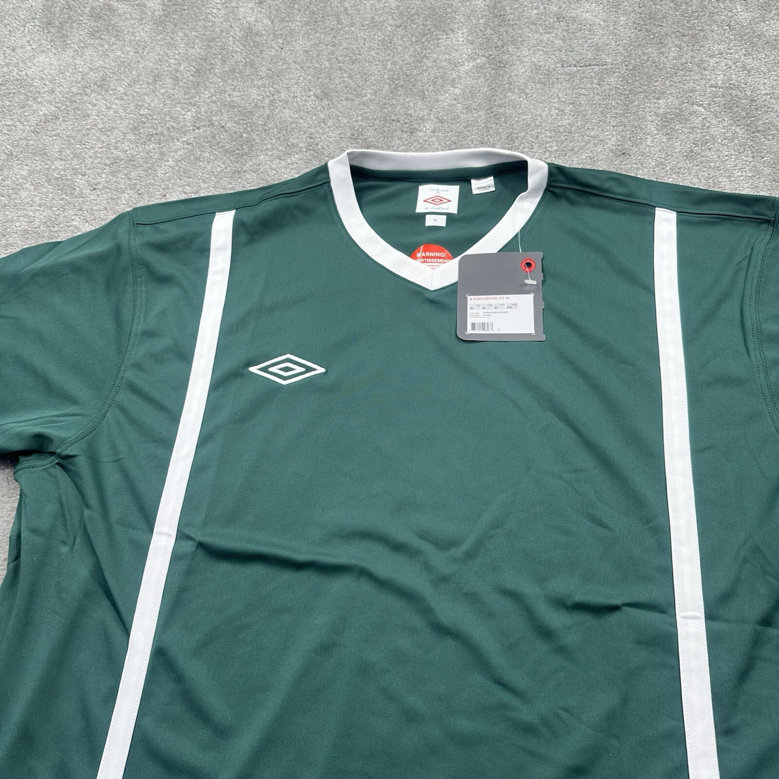 Umbro Men’s Winchester Soccer Jersey Size XL Forest Green