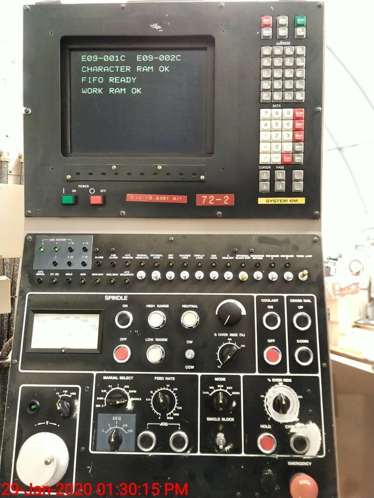 Fanuc 6M / Mitsui-Seiki 6CN Jig Bore Mill, 5 Axis Parameter DATA Only E-Delivery