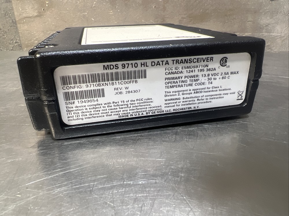 Microwave Data Systems MDS 9710 HL Data Transceiver. Used Surplus