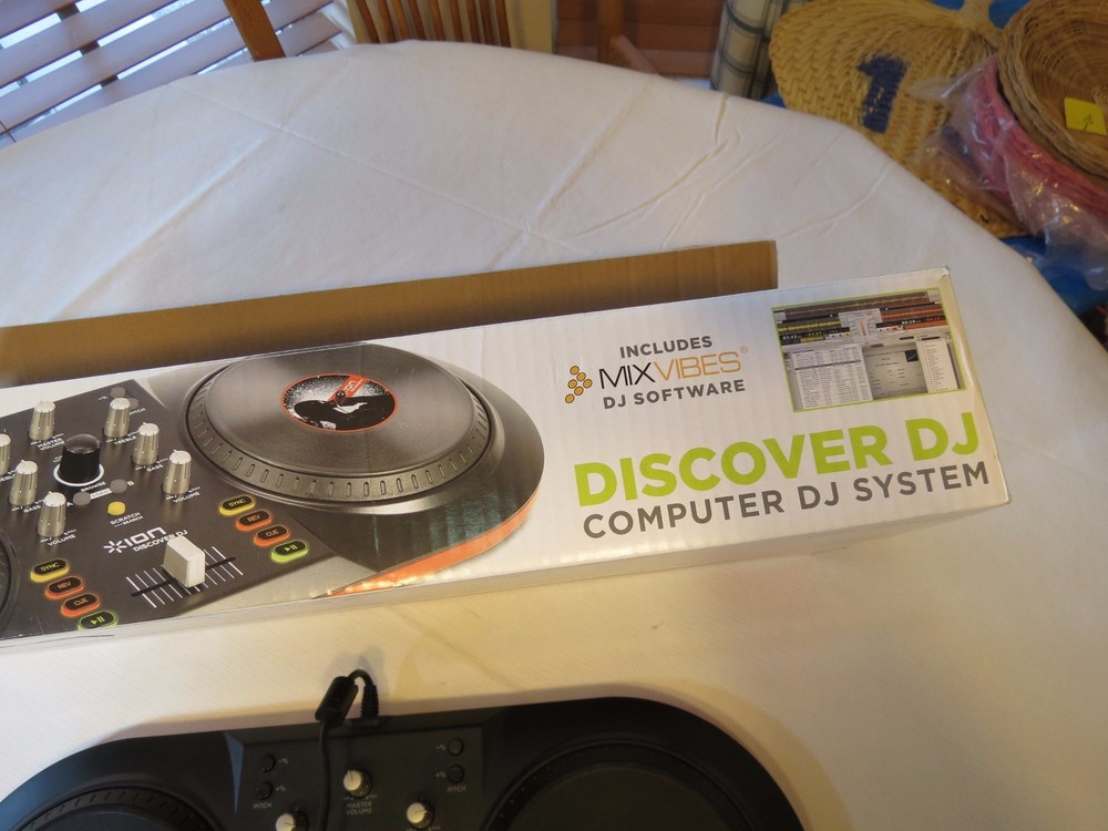 BE THE DJ discover computer system mixing ION scratch mixvibes software USB EUC