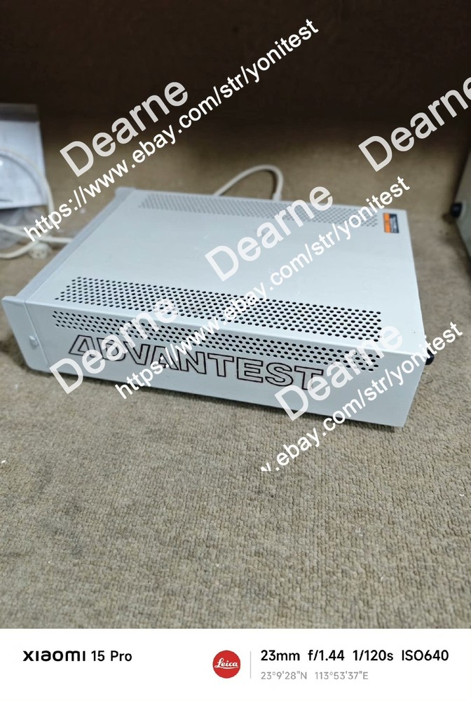 ADVANTEST R6144 Programmable DC Voltage Current Generator Tested Working
