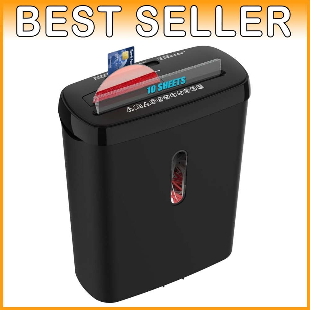 Home Office Paper Shredder, P-2 Security Level