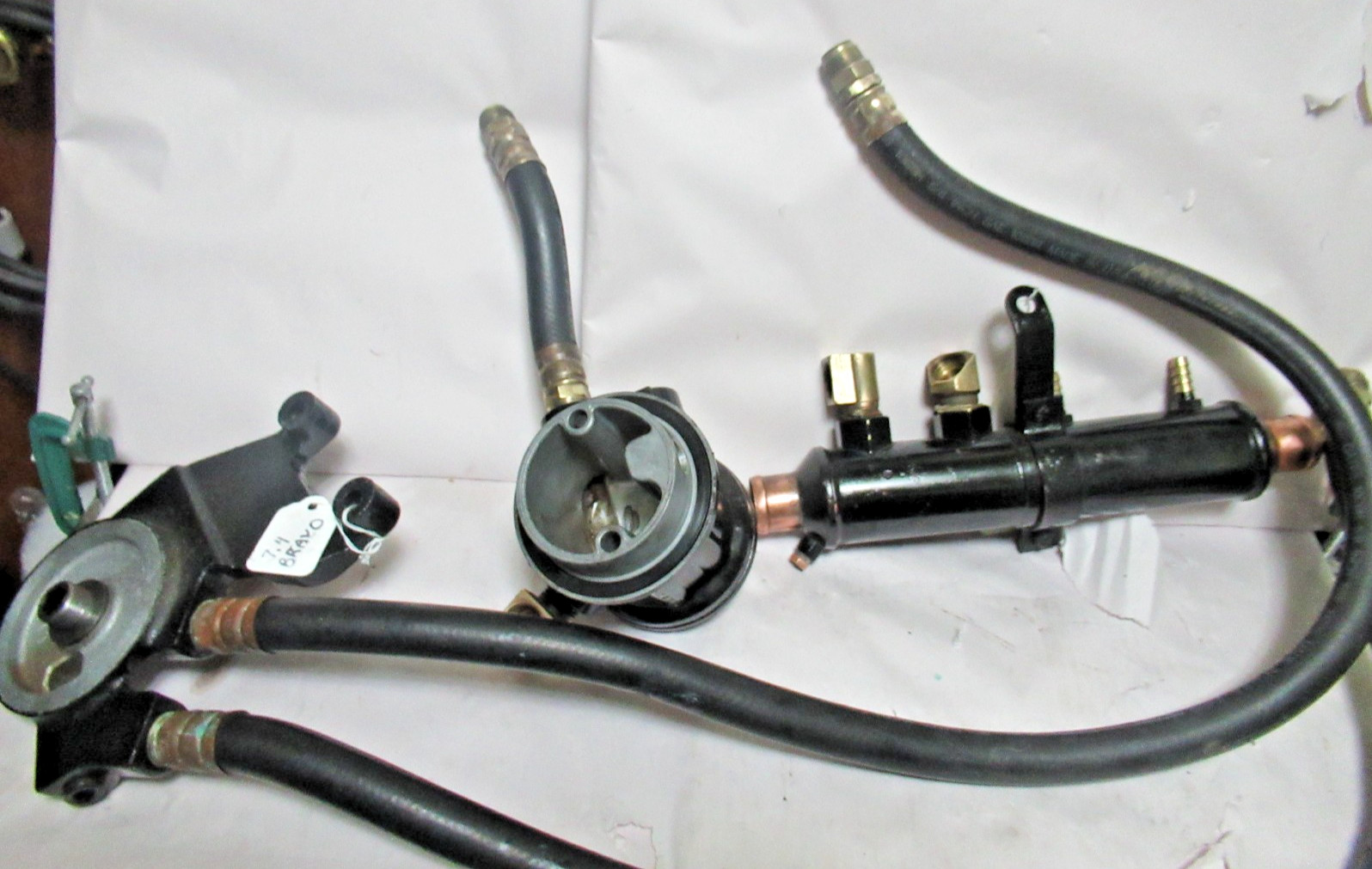 Mercruiser bravo 7.4 remote oil filter system with oil cooler USED