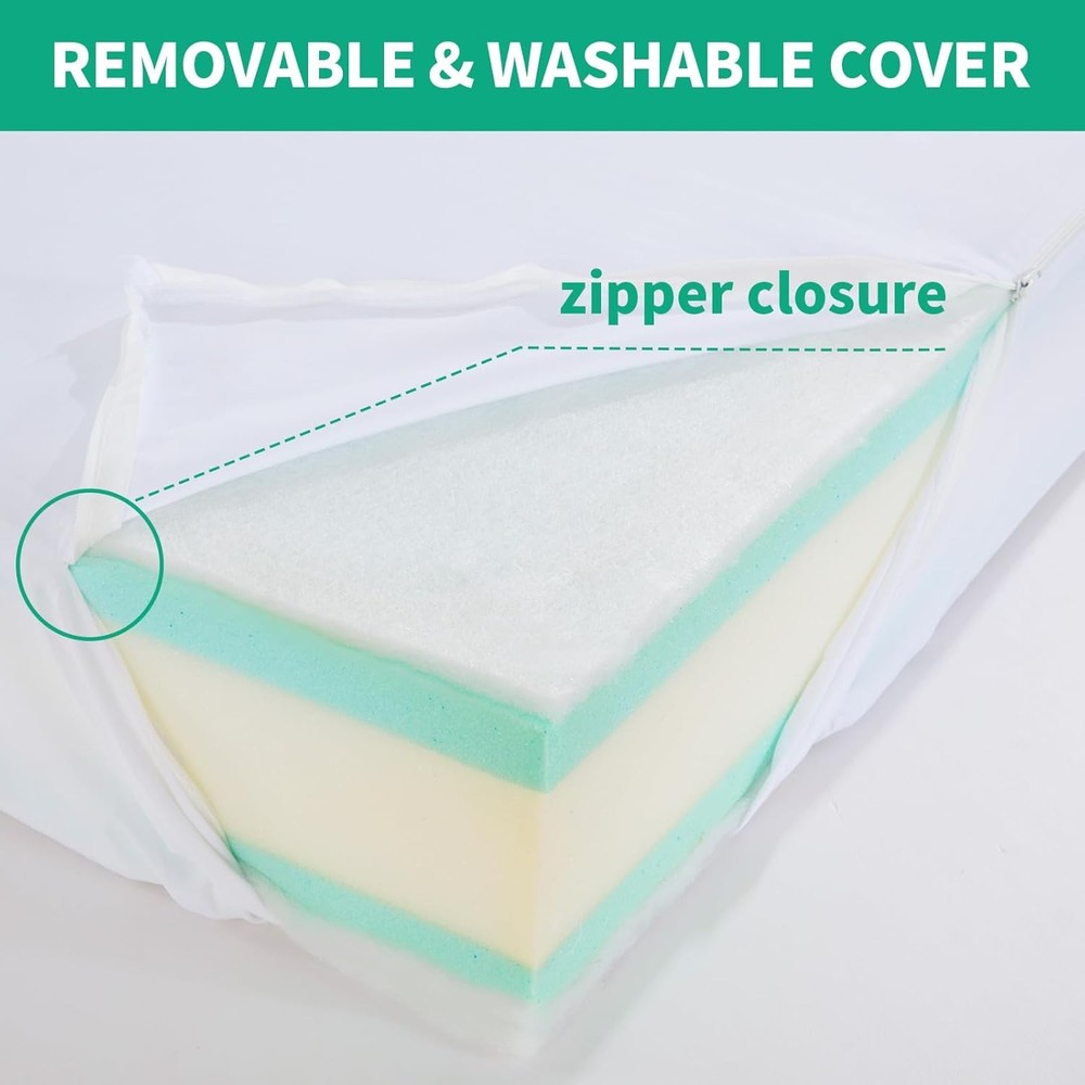 Memory Foam Couch Cushion Replacement High Density Upholstery Foam Wrapped