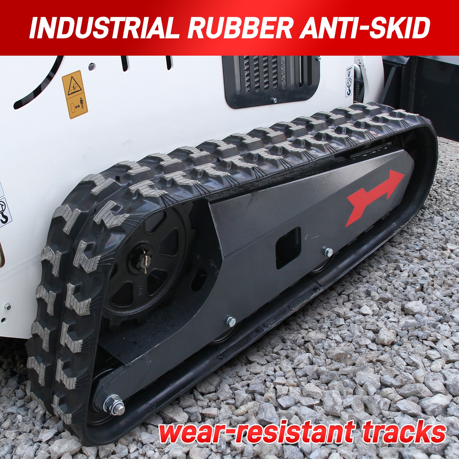 B&S Engine Mini Skid Steer Track Loader Crawler with 2 Attachments