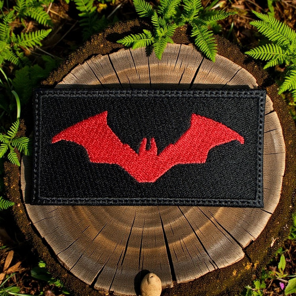 The Bat Embroidery Patch 2" X 4"