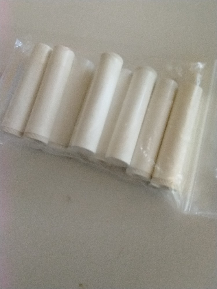 Lipbalm Chapstick Empty Containers 12 Pack White Lids And Rollup Containers