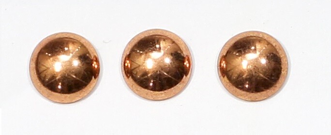 UFFY- Copper Color Decorative Upholstery Tack Nail 7/16" x 1/2" Orange