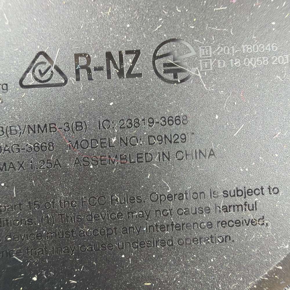 Amazon Echo Dot 3rd Generation (Model D9N29T) Smart Speaker - Charcoal WORKS