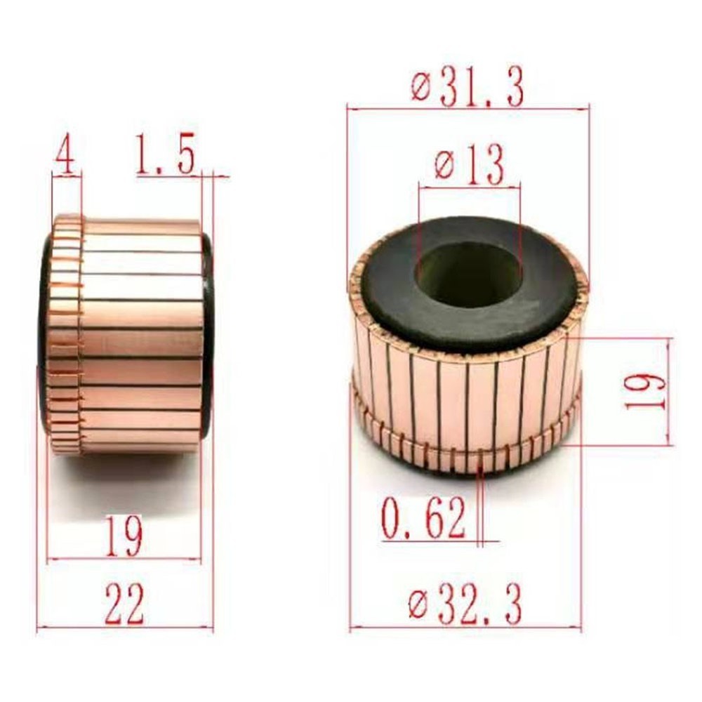 Efficient 28P Teeth Electric Motor Commutator Compatible with Multiple Devices